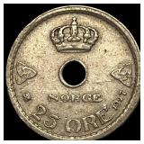 1927 Norway 25 Ore