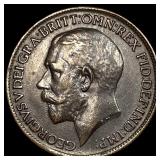 1914 Great Britain Copper Farthing