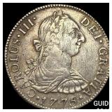 1775-FM Mexico Charles III Silver 2 Reales
