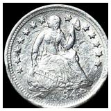 1854-O Silver Seated Liberty Half Dime  CLOSELY U