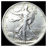 1918-D Walking Liberty Half Dollar NEARLY  UNCIRC