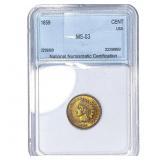 1859 Indian Head Cent NNC MS63