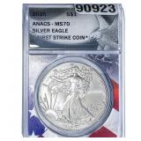 2025 Silver Eagle ANACS MS70