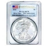 2016 Silver Eagle PCGS MS70