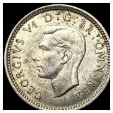 1942 Great Britain Silver 3 Pence
