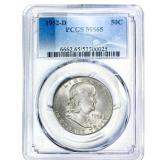 1952-D Franklin Half Dollar PCGS MS65