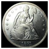 1871 Seated Liberty Dollar