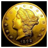 1892-CC $20 Gold Double Eagle