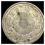1926[YR 15] Japan SIlver 50 Sen
