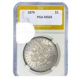1879 Morgan Silver Dollar PGA MS64