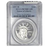 1997-W Platnium Eagle $100 PCGS PR70 DCAM
