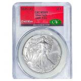 2025 Silver Eagle CAC MS69