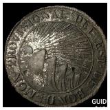 1845 Honduras Silver 2 Real