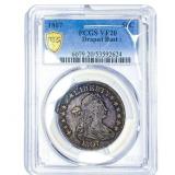 1807 Draped Bust Half Dollar PCGS VF20