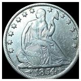 1854-O Silver Half Dollar CLOSELY UNCIRCULATED