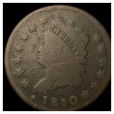 1810 Classic Head Large Cent NICELY CIRCULATED