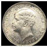1910 Portugal Silver 100 Reis
