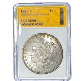 1885 Morgan Silver Dollar SGS MS66