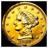 1852 $2.50 Gold Quarter Eagle