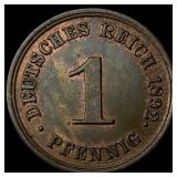 1892E Germany Copper Pfenning