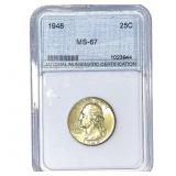 1948 Washington Silver Quarter NNC MS67