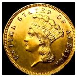 1882 $3 Gold Piece