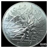 1969 Czechoslovakia Silver 25 Korun