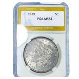 1879 Morgan Silver Dollar PGA MS64