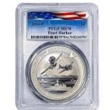 2016 $1 Pearl Harbor 1oz PCGS MS70