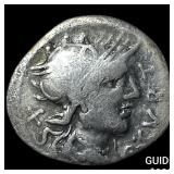 Roman Republic c. 117-116 BC Silver Deanrius