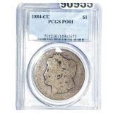 1884-CC Morgan Silver Dollar PCGS PO01