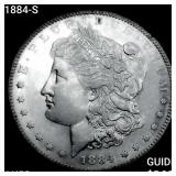 1884-S Morgan Silver Dollar CHOICE AU