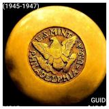 (1945-1947) US ARAMCO Saudi 4 Pound Gold 0.9416oz