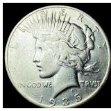 1935-S Silver Peace Dollar NEARLY  UNCIRCULATED