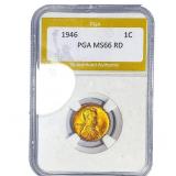 1946 Wheat Cent PGA MS66 RD