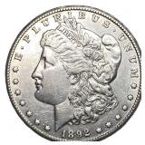 1892-CC Morgan Silver Dollar