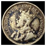 1918 Canada Silver 10 Cents