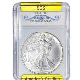 1993 Silver Eagle SGS MS70