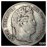 1840 France Silver 5 Francs