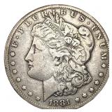 1881-CC Morgan Silver Dollar