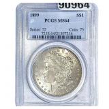 1899 Morgan Silver Dollar PCGS MS64