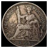 1899 French Indo-China Silver 10 Cents