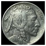 1918-S Buffalo Nickel CLOSELY UNCIRCULATED