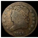 1826 Classic Head Half Cent LIGHTLY  CIRCULATED