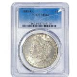 1885-O Morgan Silver Dollar PCGS MS64