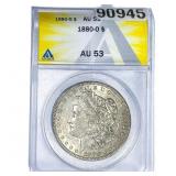 1880-S Morgan Silver Dollar ANACS AU53