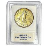 1908 Sliver Philippine Peso
