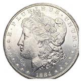 1884-CC Morgan Silver Dollar