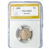 1883 Liberty Victory Nickel PGA  MS64 No Cents