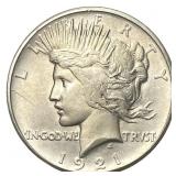 1921 Silver Peace Dollar
